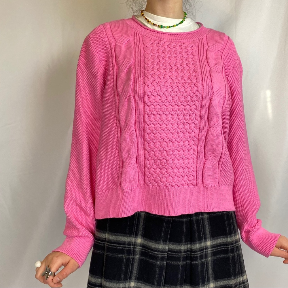 banana republic cable knit sweater